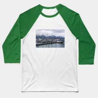 Alaska. Seward. Harbor. Baseball T-Shirt